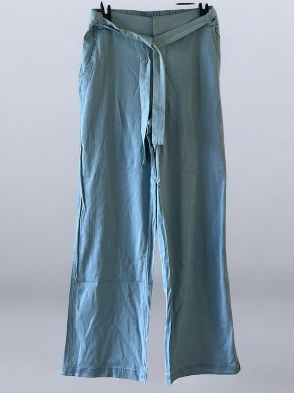 H by‎ Halston size 8 wide leg light blue flowy wide leg pant